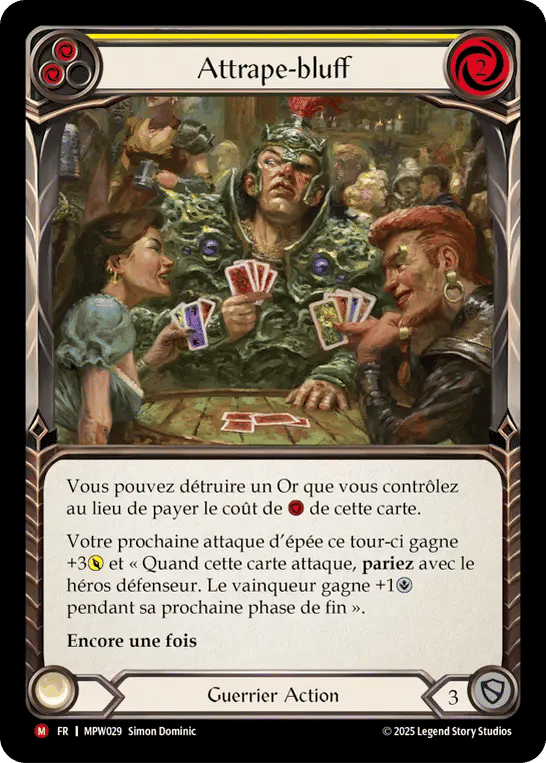 Attrape-bluff — Mastery Pack Warrior — Flesh and Blood