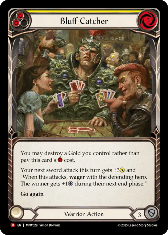 Bluff Catcher — Mastery Pack Warrior — Flesh and Blood