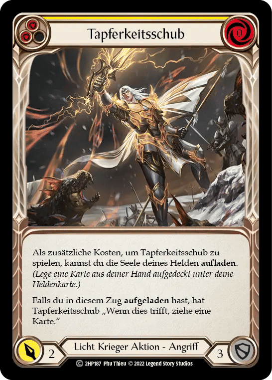 Bolt of Courage (Yellow) — History Pack 2 - Black Label — Flesh and Blood