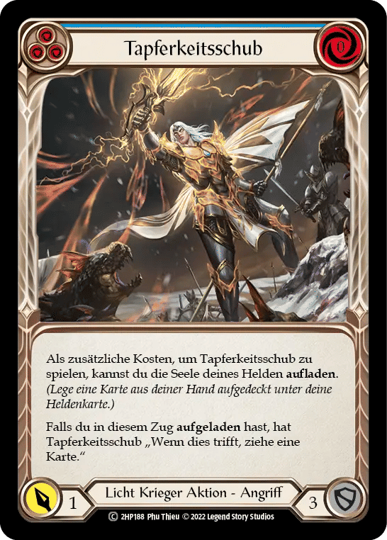Bolt of Courage (Blue) — History Pack 2 - Black Label — Flesh and Blood