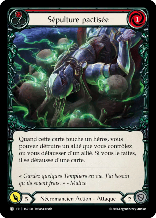 Sépulture pactisée — Usurp the Shadow Throne — Flesh and Blood