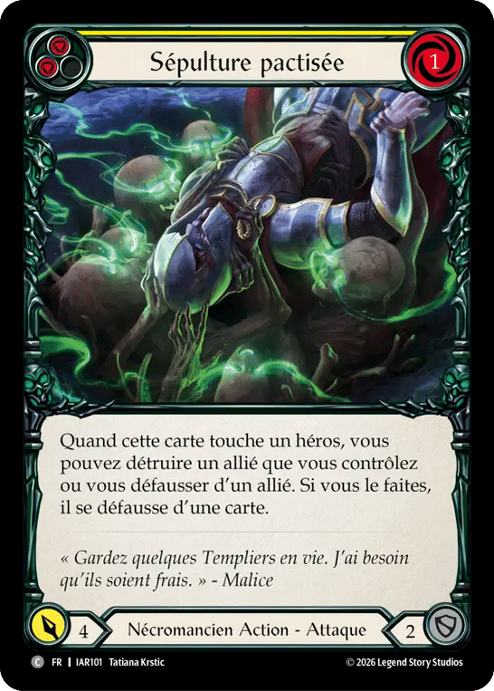 Sépulture pactisée — Usurp the Shadow Throne — Flesh and Blood