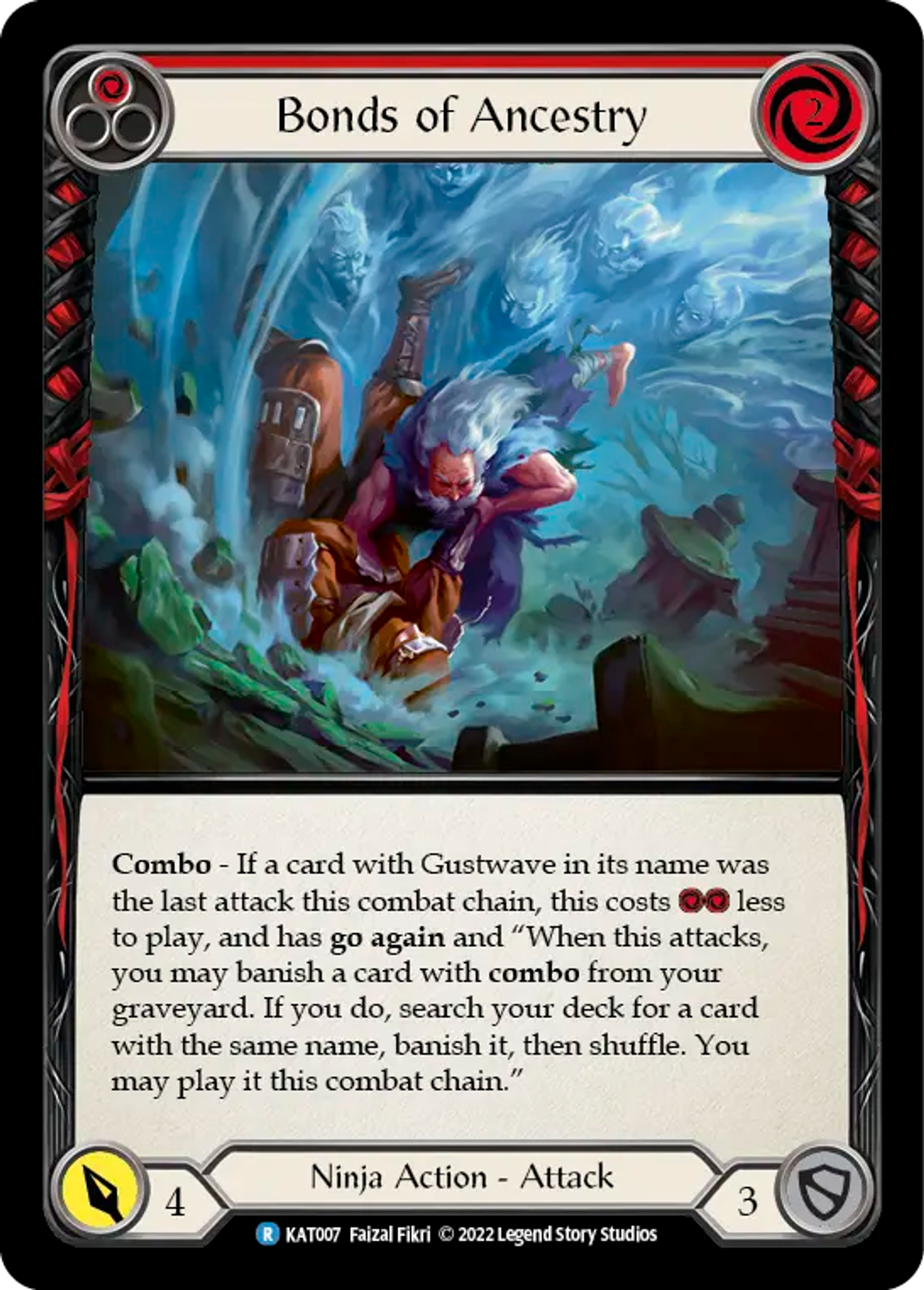Bonds of Ancestry (Red) — Katsu - Blitz Deck — Flesh and Blood