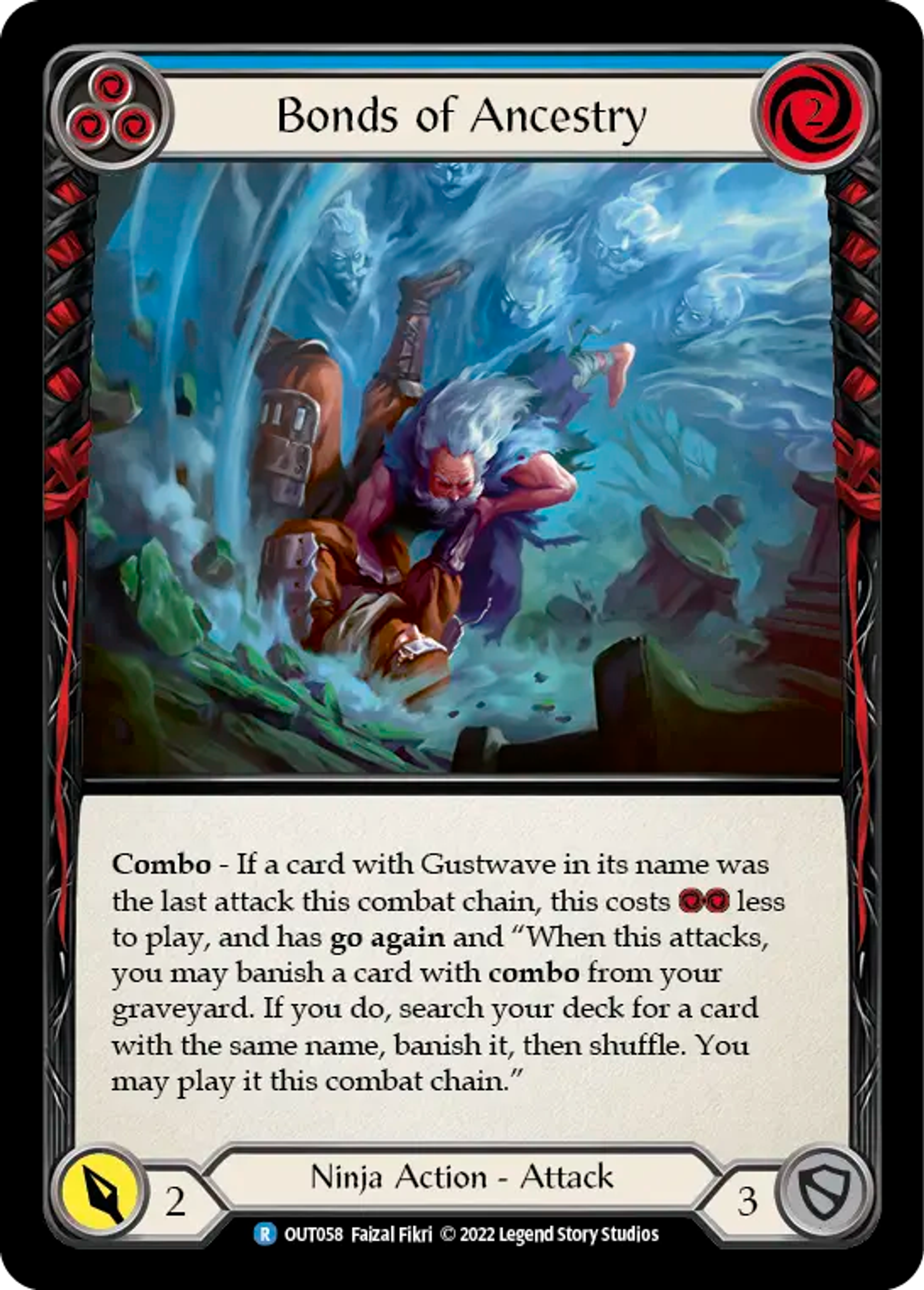Bonds of Ancestry (Blue) — Outsiders — Flesh and Blood