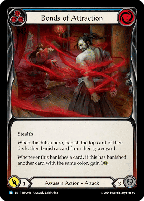 Bonds of Attraction (Blue) — Nuu - Blitz Deck — Flesh and Blood