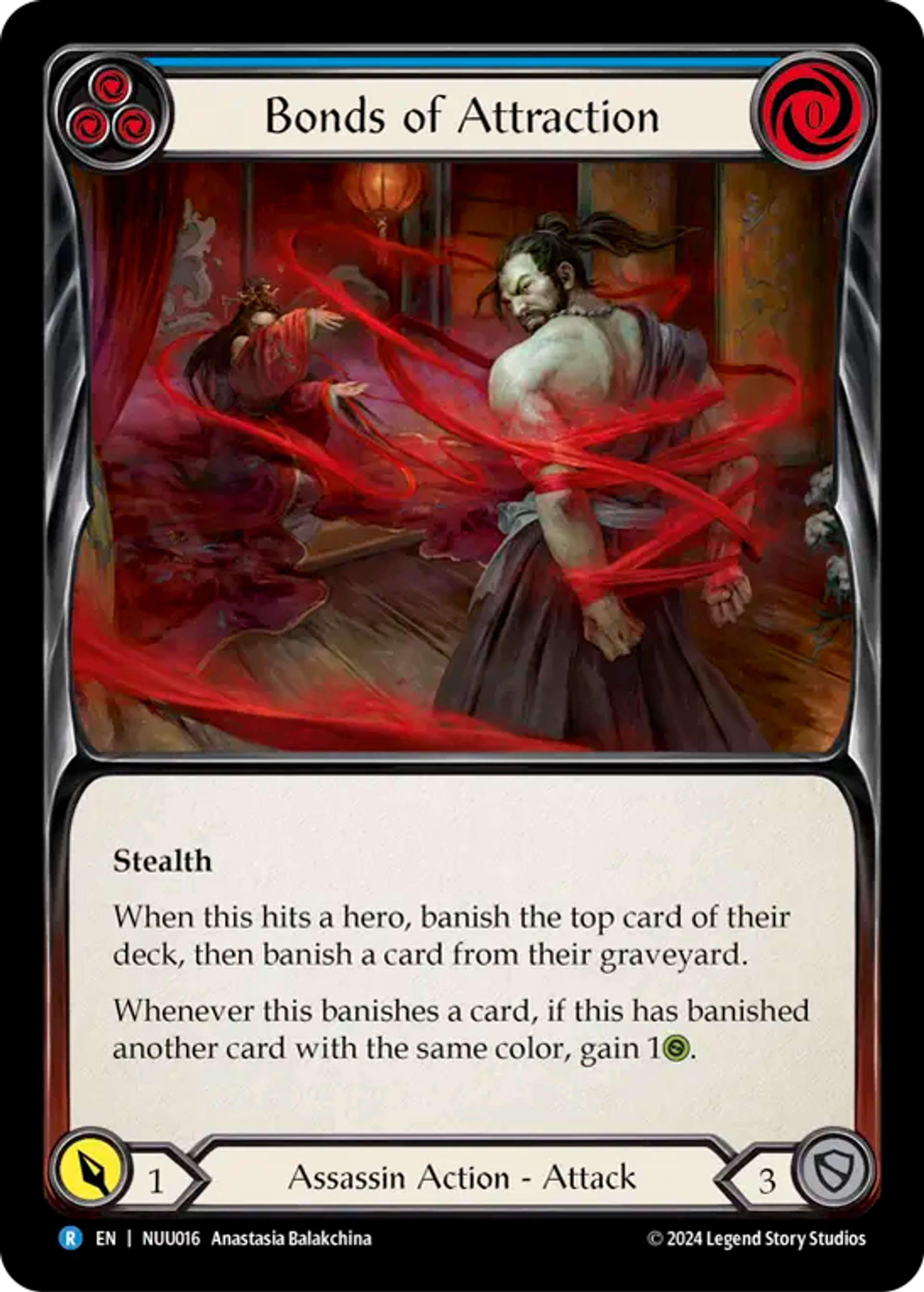Bonds of Attraction (Blue) — Nuu - Blitz Deck — Flesh and Blood