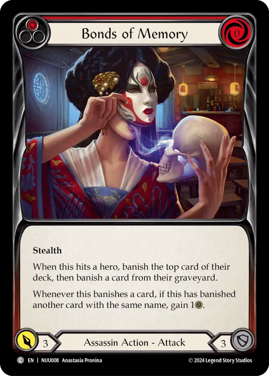 Bonds of Memory (Red) — Nuu - Blitz Deck — Flesh and Blood