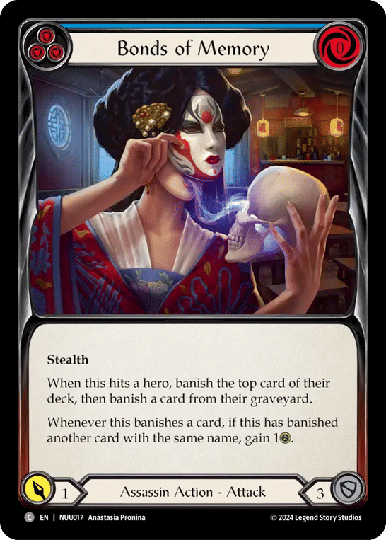 Bonds of Memory (Blue) — Nuu - Blitz Deck — Flesh and Blood