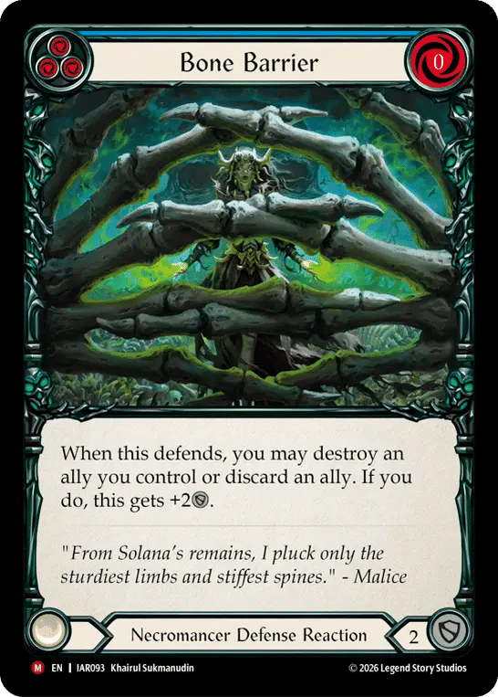 Bone Barrier — Usurp the Shadow Throne — Flesh and Blood