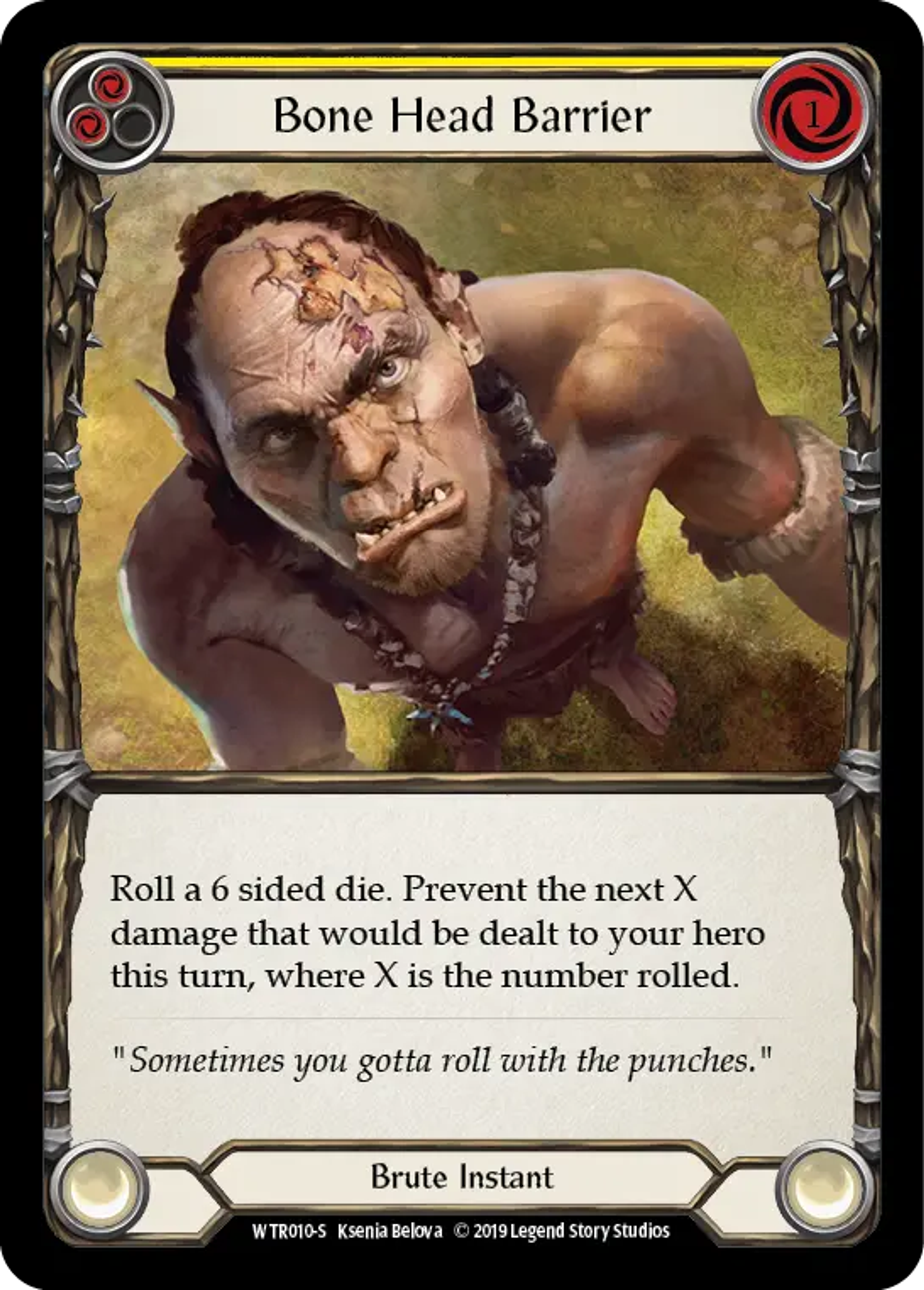 Bone Head Barrier — Welcome to Rathe — Flesh and Blood
