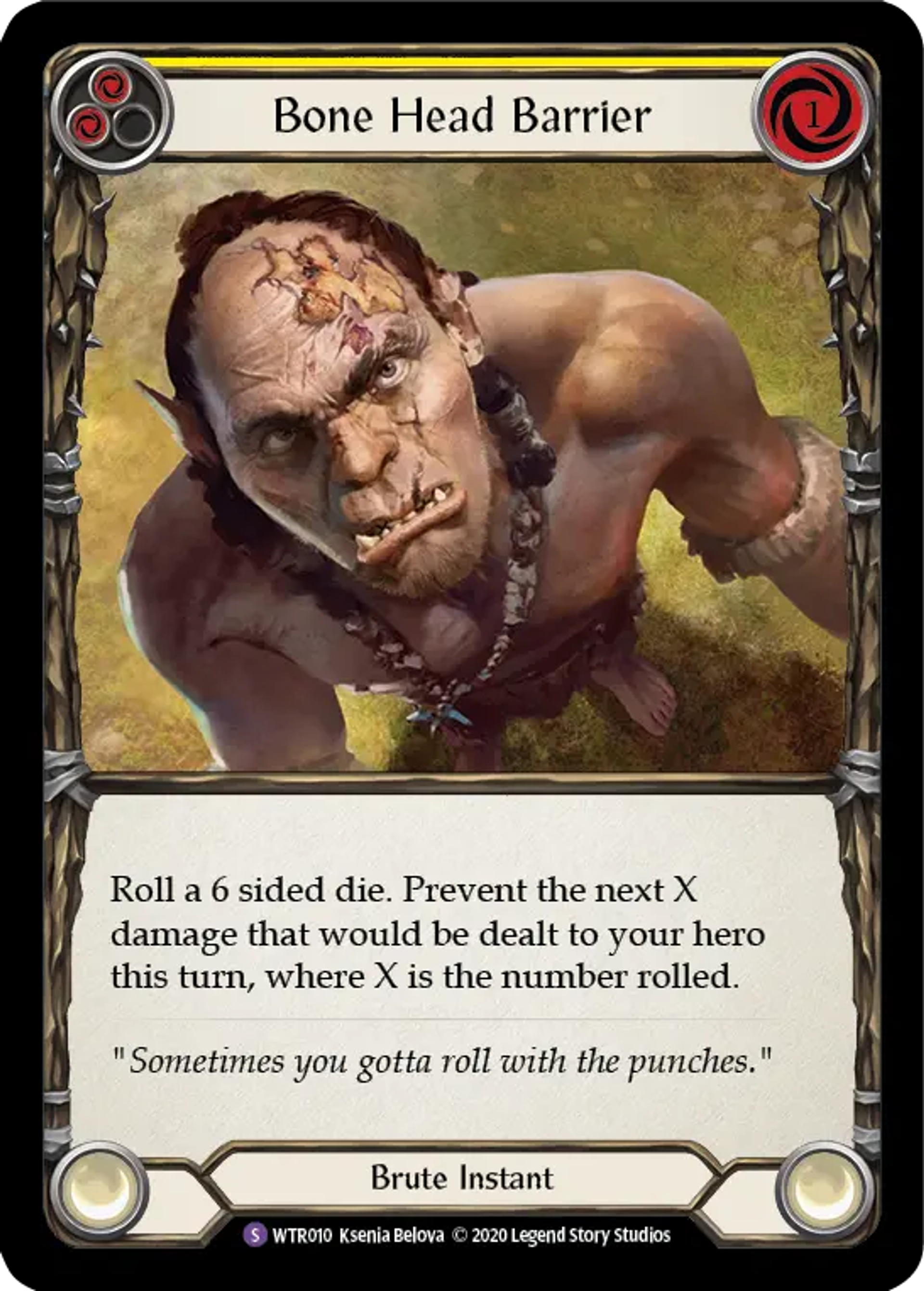 Bone Head Barrier — Welcome to Rathe - Unlimited — Flesh and Blood
