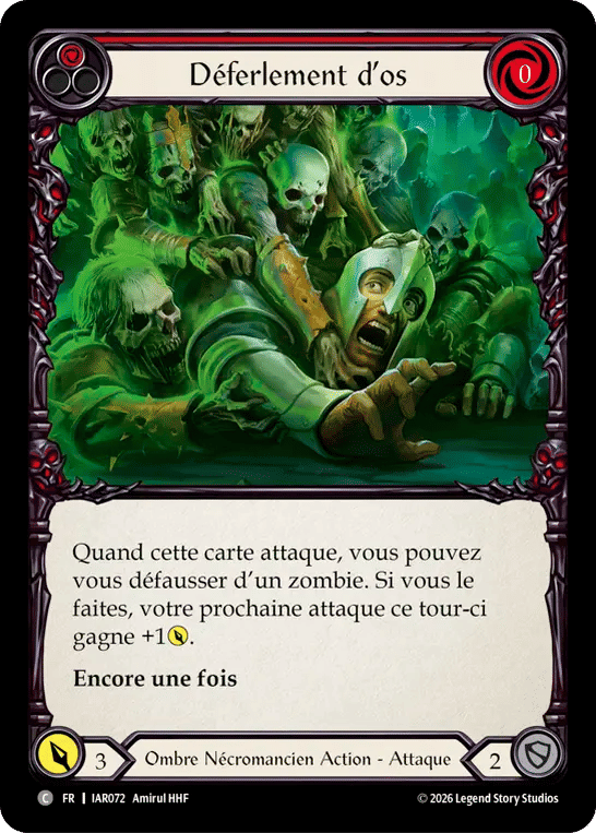 Déferlement d’os — Usurp the Shadow Throne — Flesh and Blood