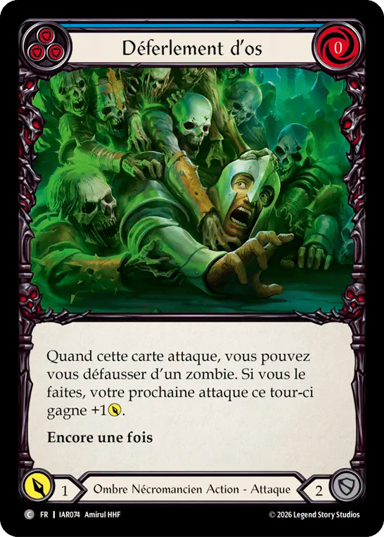 Déferlement d’os — Usurp the Shadow Throne — Flesh and Blood