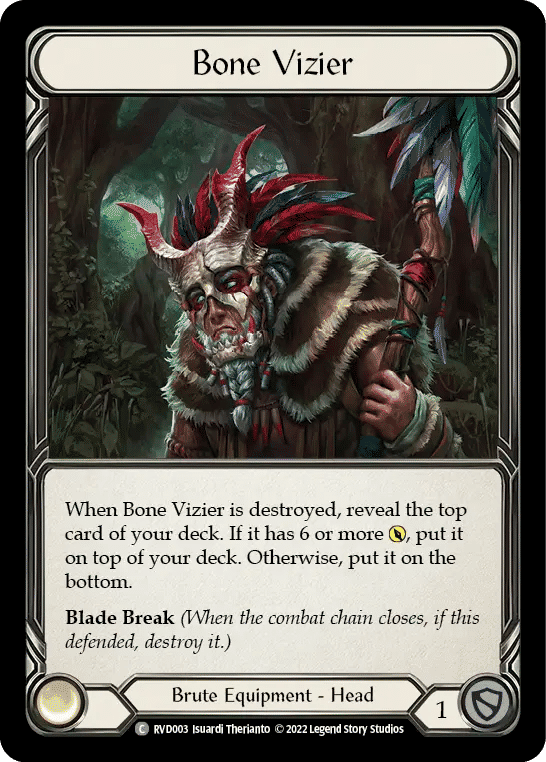 Bone Vizier — Classic Battles: Rhinar vs Dorinthea — Flesh and Blood