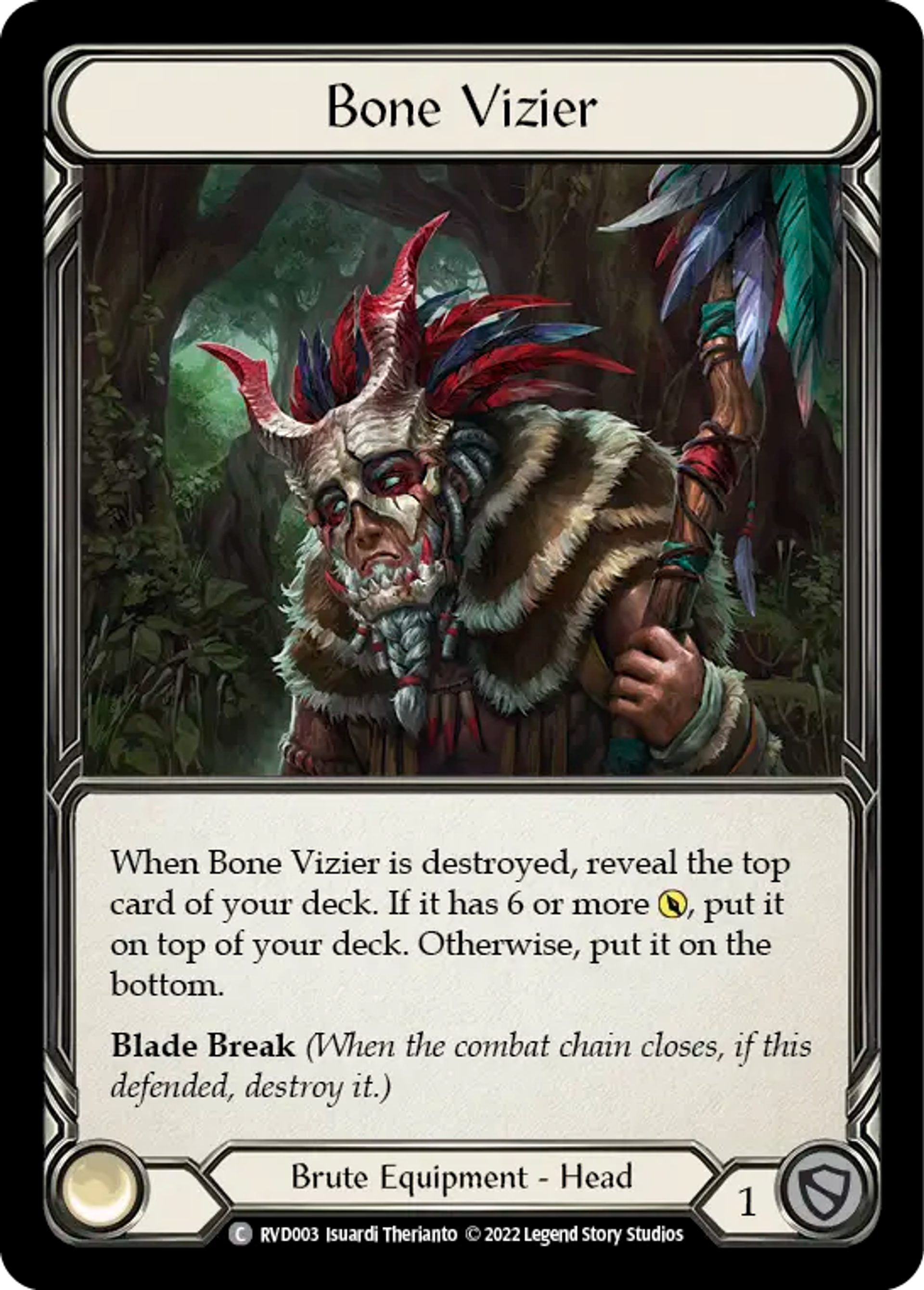 Bone Vizier — Classic Battles: Rhinar vs Dorinthea — Flesh and Blood