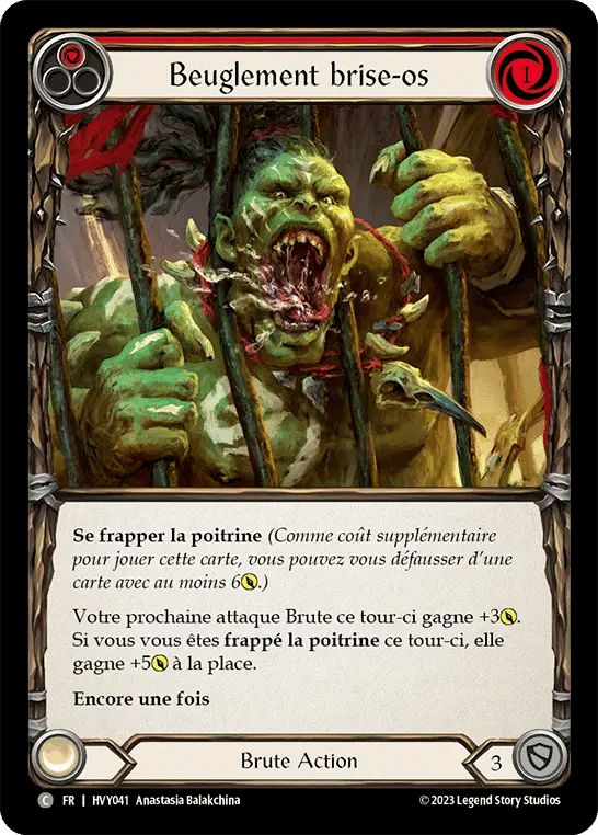 Beuglement brise-os — Heavy Hitters — Flesh and Blood