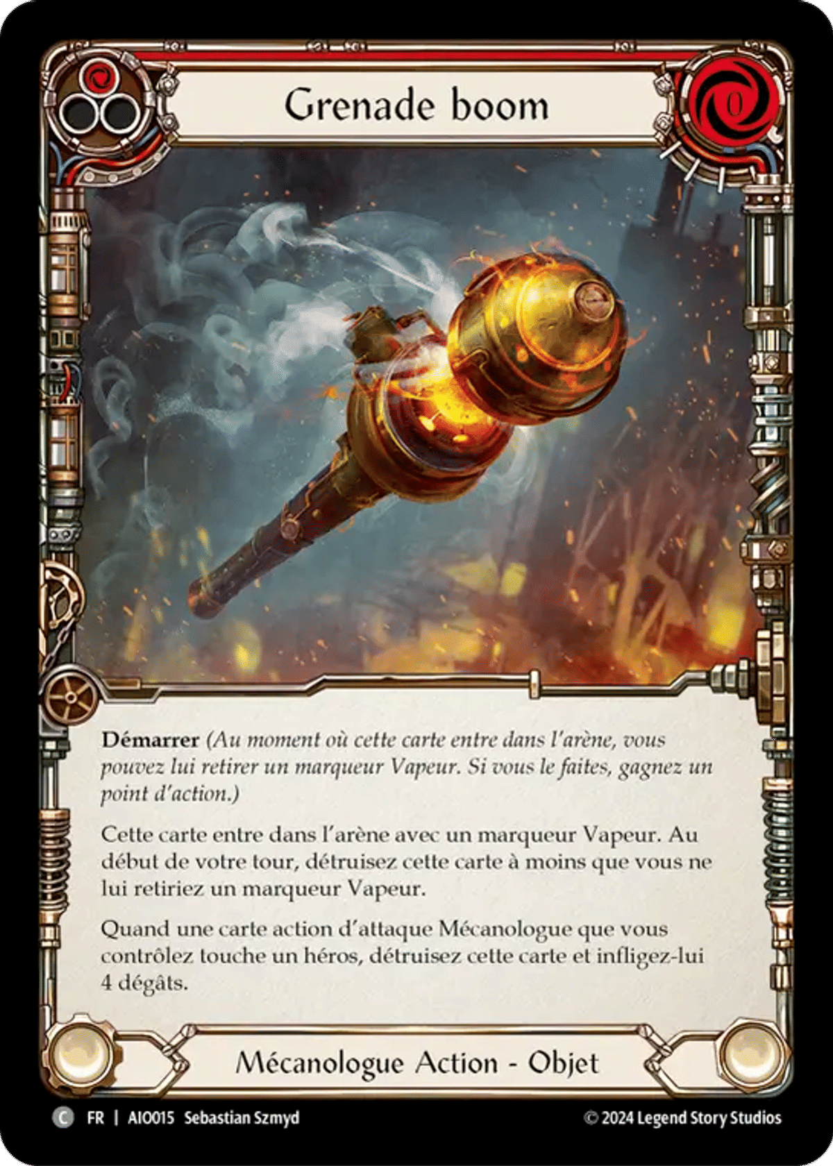 Grenade boom from Armory Deck - Dash I/O - Flesh and Blood
