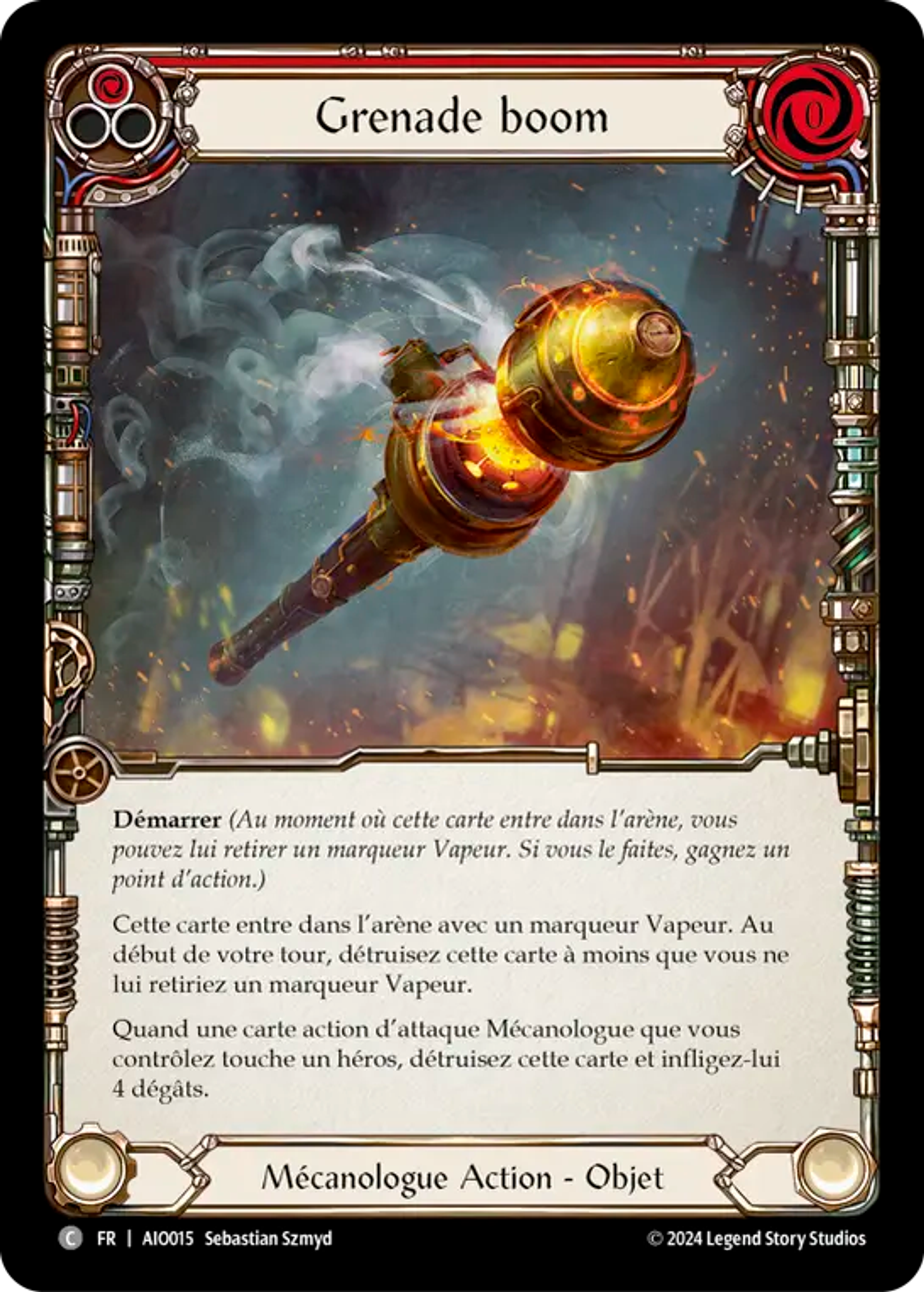 Grenade boom — Armory Deck - Dash I/O — Flesh and Blood