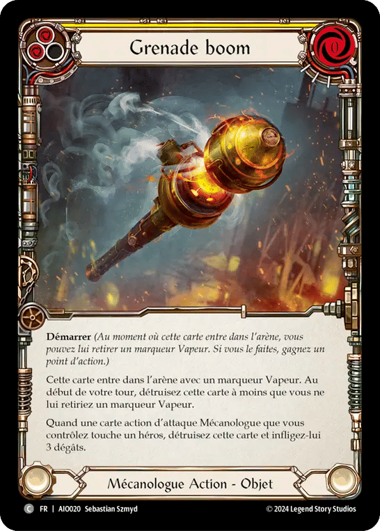 Grenade boom — Armory Deck - Dash I/O — Flesh and Blood