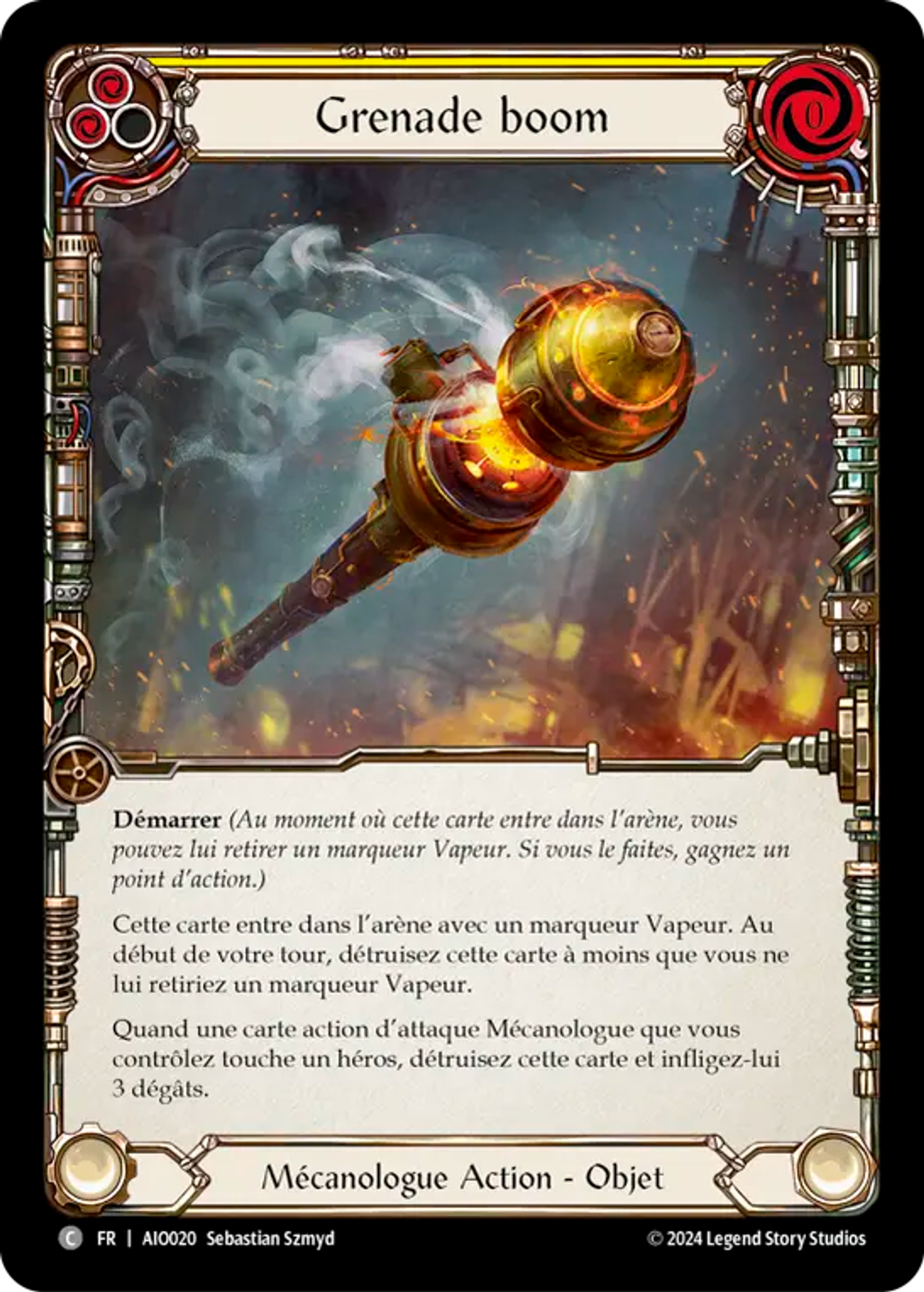 Grenade boom — Armory Deck - Dash I/O — Flesh and Blood