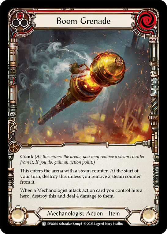 Boom Grenade (Red) — Bright Lights — Flesh and Blood