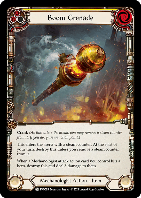 Boom Grenade (Yellow) — Bright Lights — Flesh and Blood