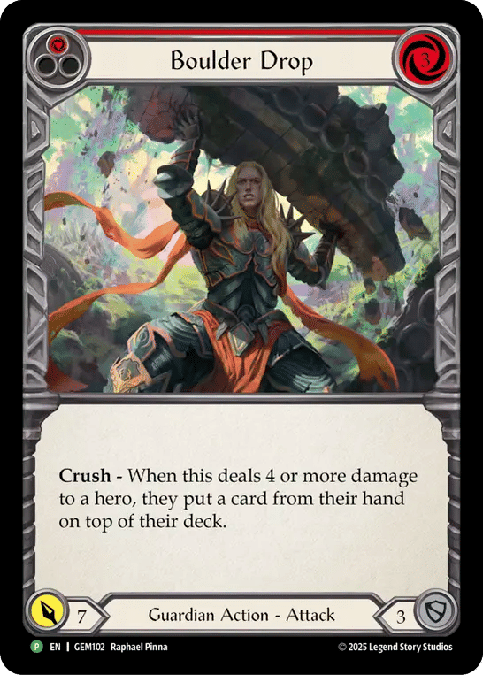 Boulder Drop — GEM - Pack 3 — Flesh and Blood