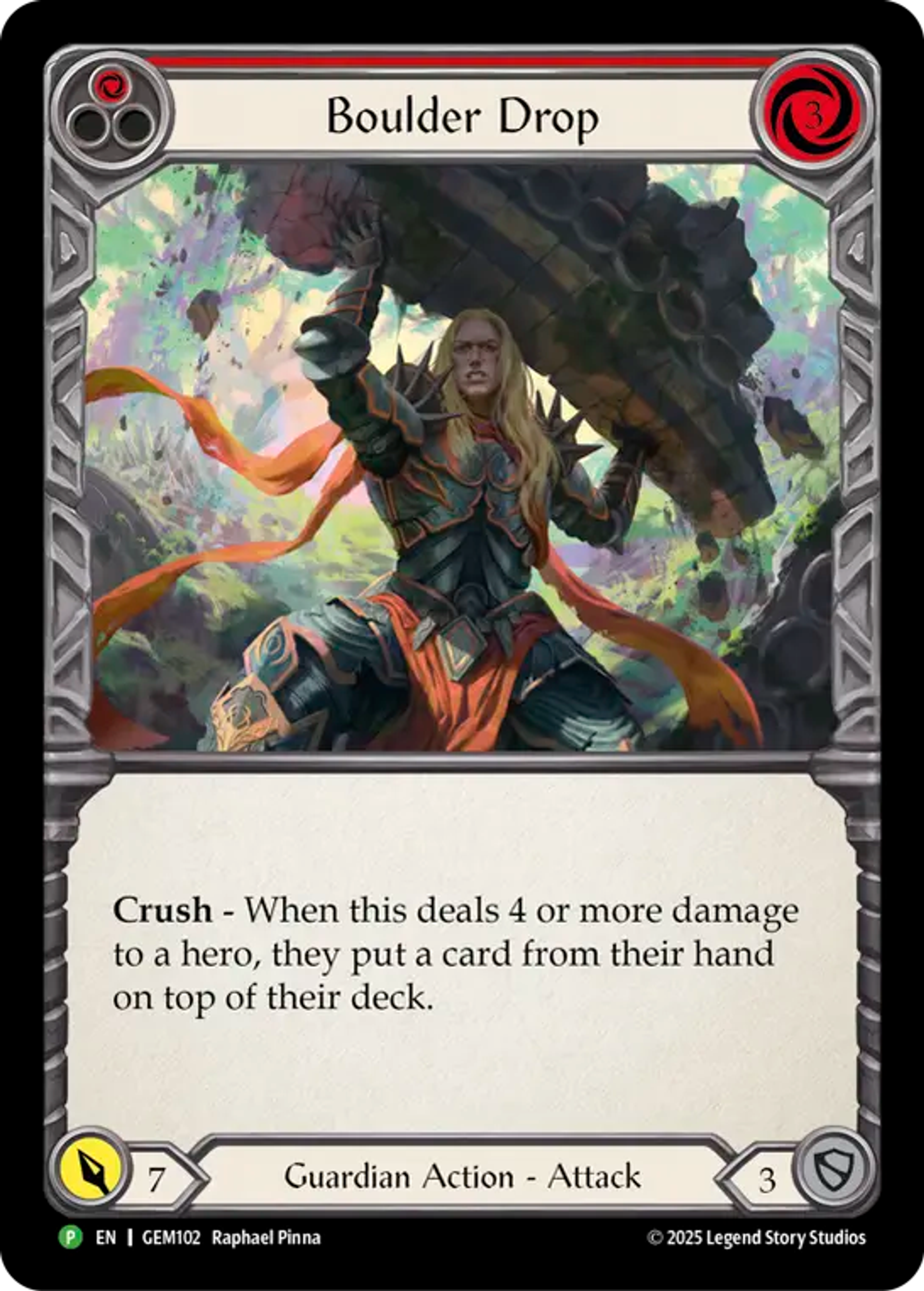 Boulder Drop — GEM - Pack 3 — Flesh and Blood