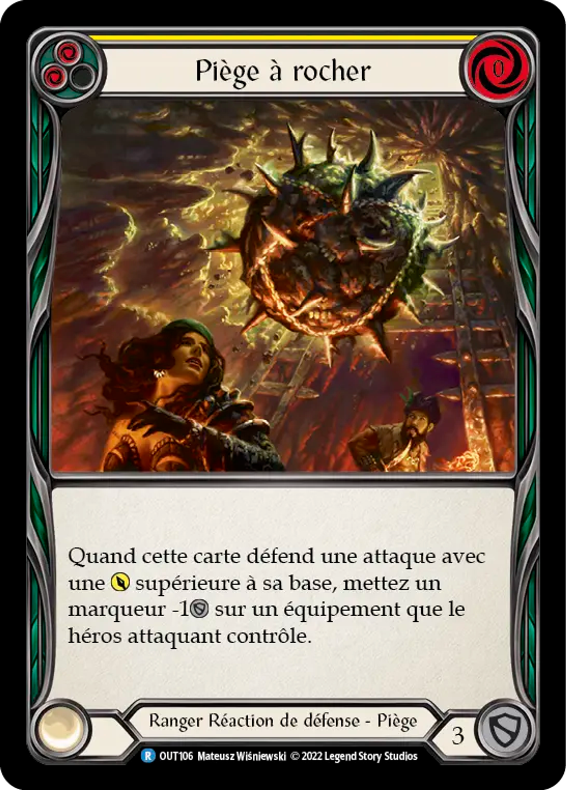 Piège à rocher — Outsiders — Flesh and Blood