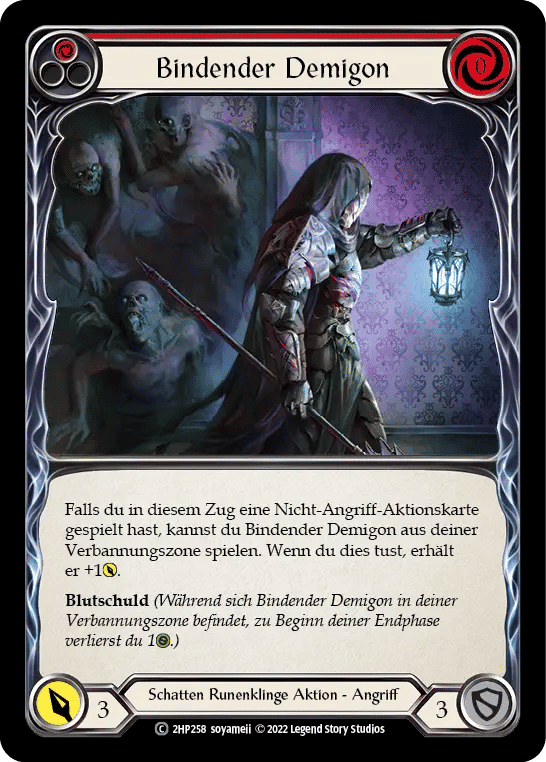 Bounding Demigon (Red) — History Pack 2 - Black Label — Flesh and Blood