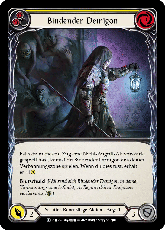 Bounding Demigon (Yellow) — History Pack 2 - Black Label — Flesh and Blood