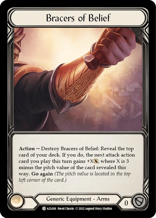 Bracers of Belief — Azalea - Blitz Deck — Flesh and Blood