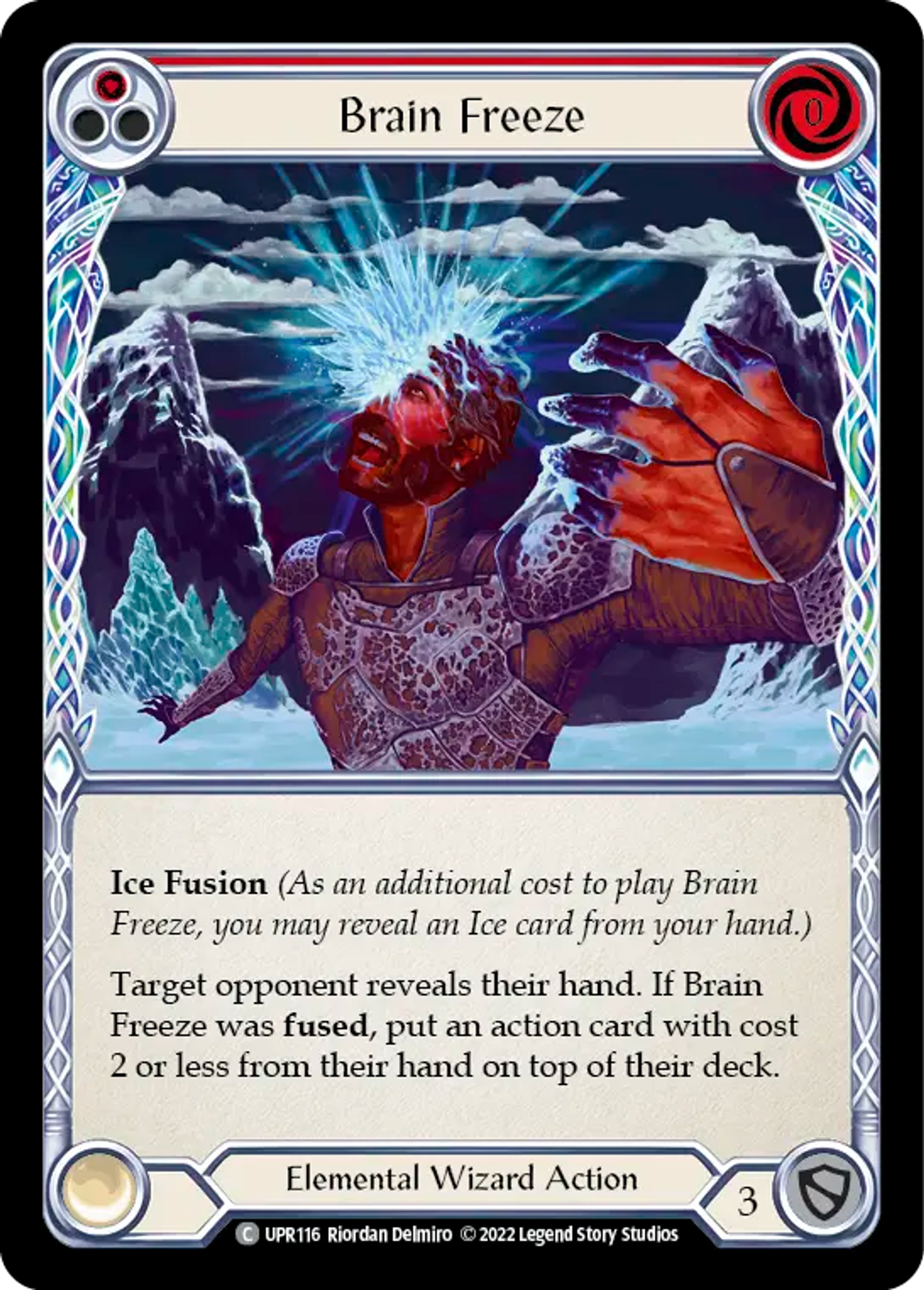 Brain Freeze (Red) — Uprising — Flesh and Blood