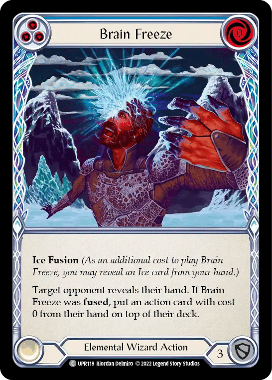 Brain Freeze (Blue) — Uprising — Flesh and Blood