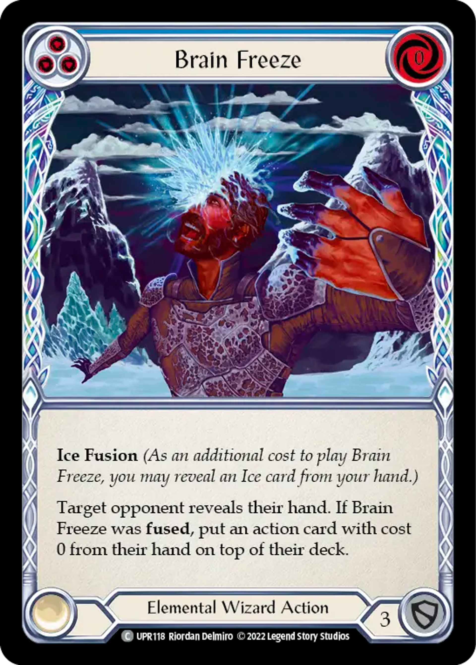 Brain Freeze (Blue) — Uprising — Flesh and Blood