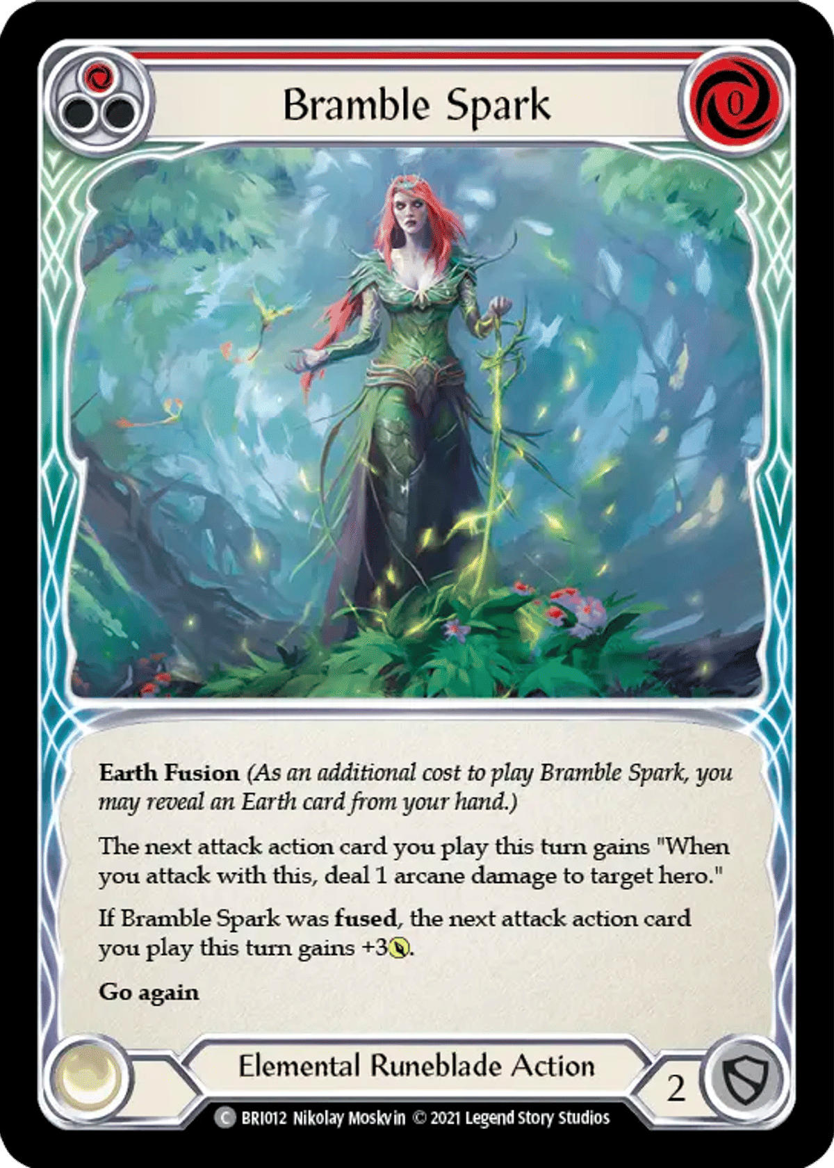 Bramble Spark (Red) from Briar - Blitz Deck - Flesh and Blood
