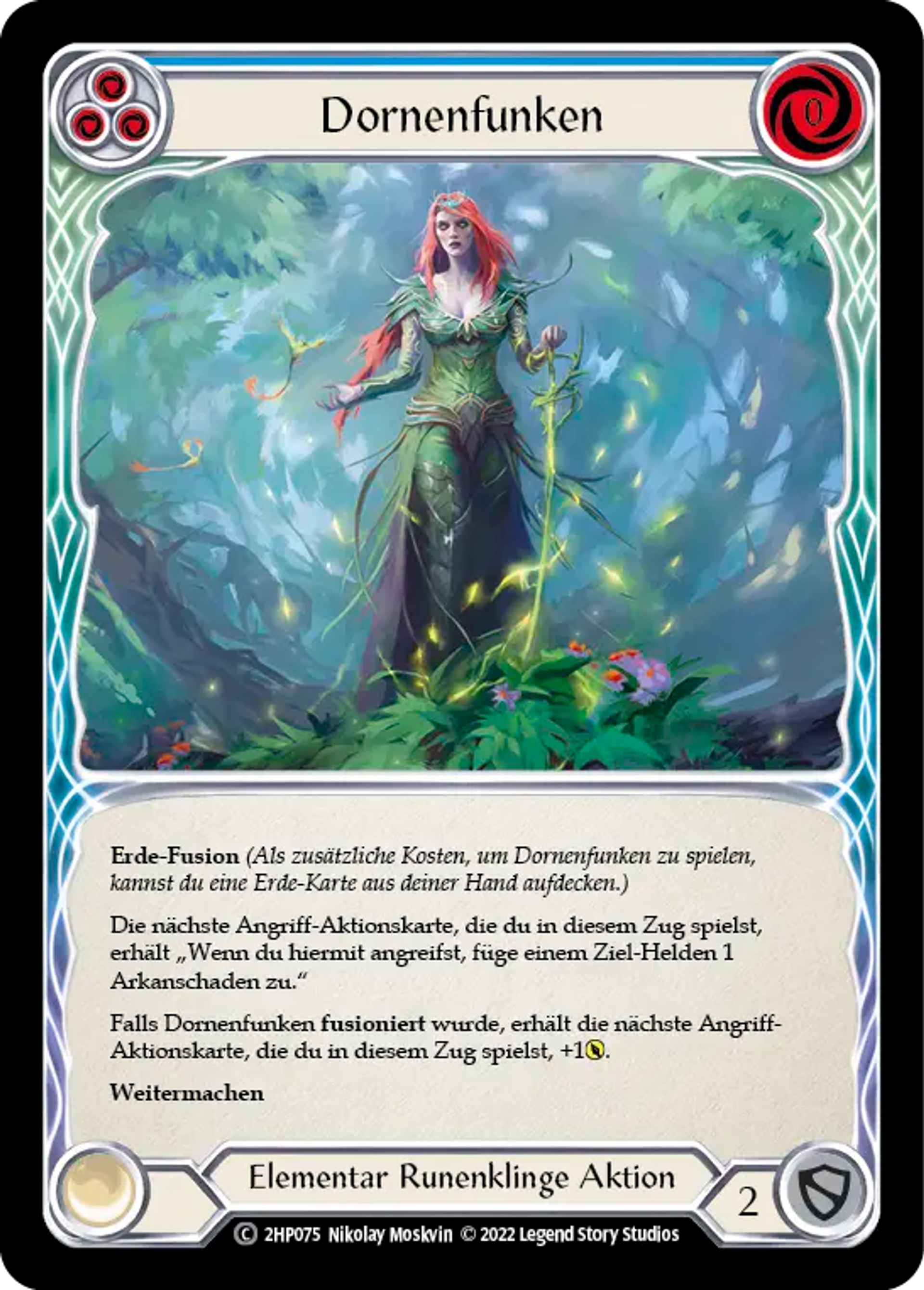 Bramble Spark (Blue) — History Pack 2 - Black Label — Flesh and Blood