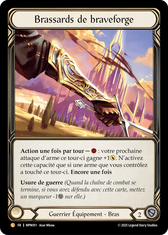 Brassards de braveforge — Mastery Pack Warrior — Flesh and Blood