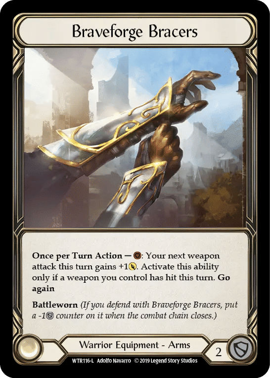 Braveforge Bracers — Welcome to Rathe — Flesh and Blood