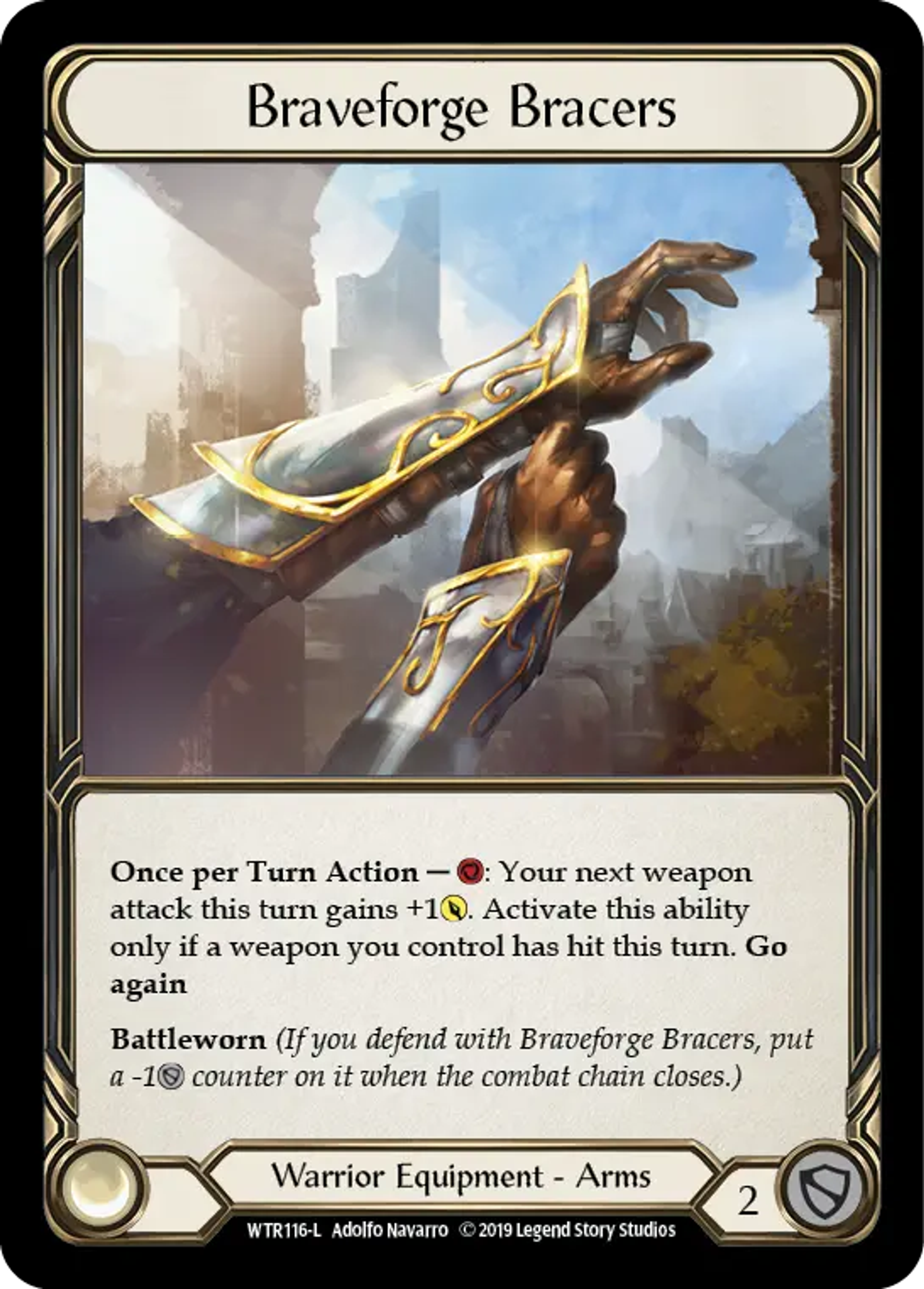 Braveforge Bracers — Welcome to Rathe — Flesh and Blood