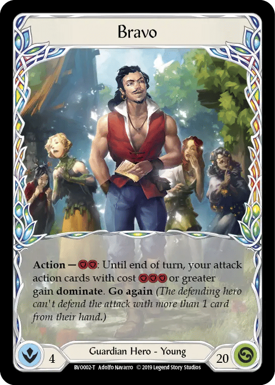 Bravo — Bravo, Showstopper - Hero Deck — Flesh and Blood