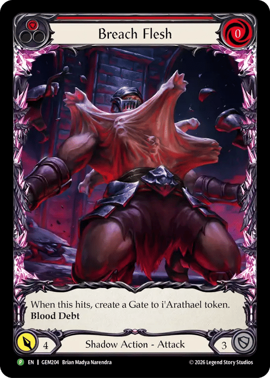 Breach Flesh — GEM - Pack 6 — Flesh and Blood