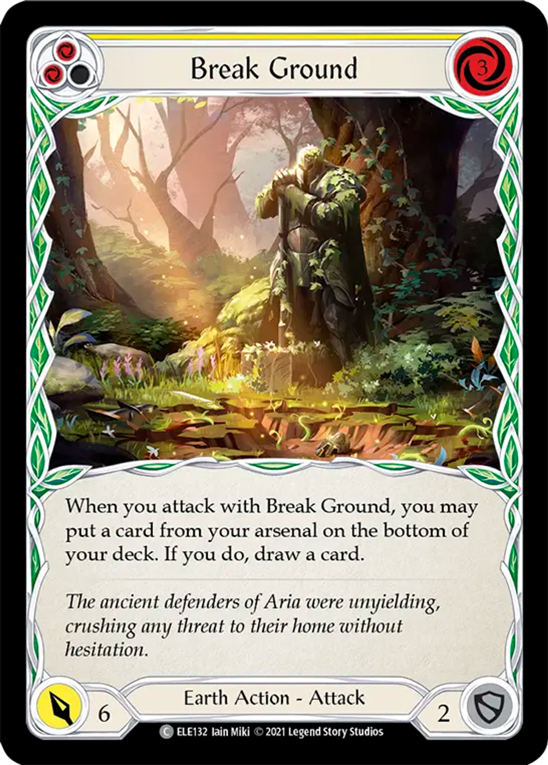 Break Ground (Yellow) — Tales of Aria — Flesh and Blood