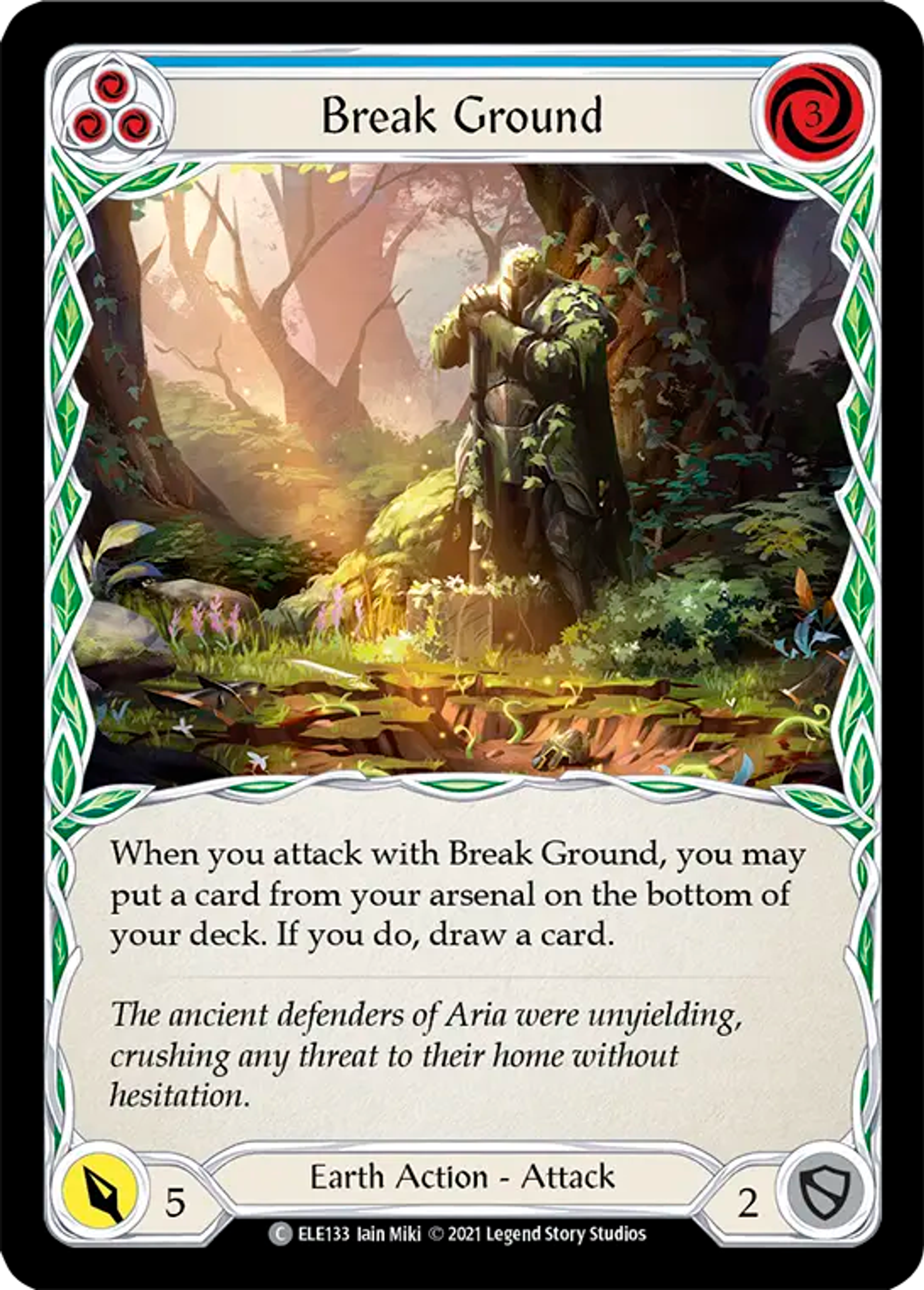 Break Ground (Blue) — Tales of Aria — Flesh and Blood