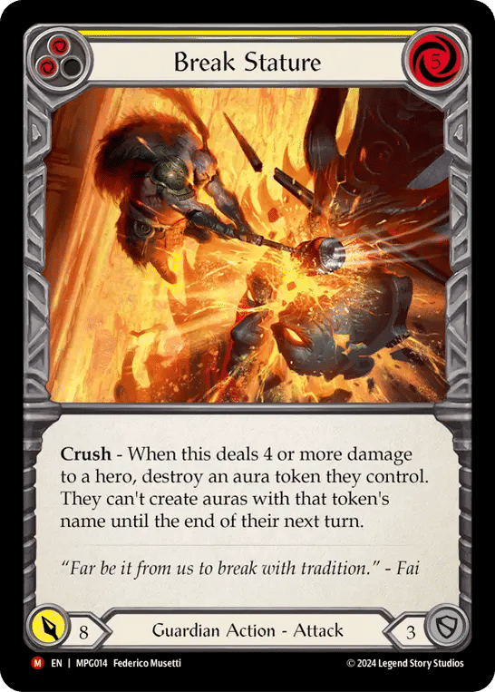 Break Stature — Mastery Pack Guardian — Flesh and Blood