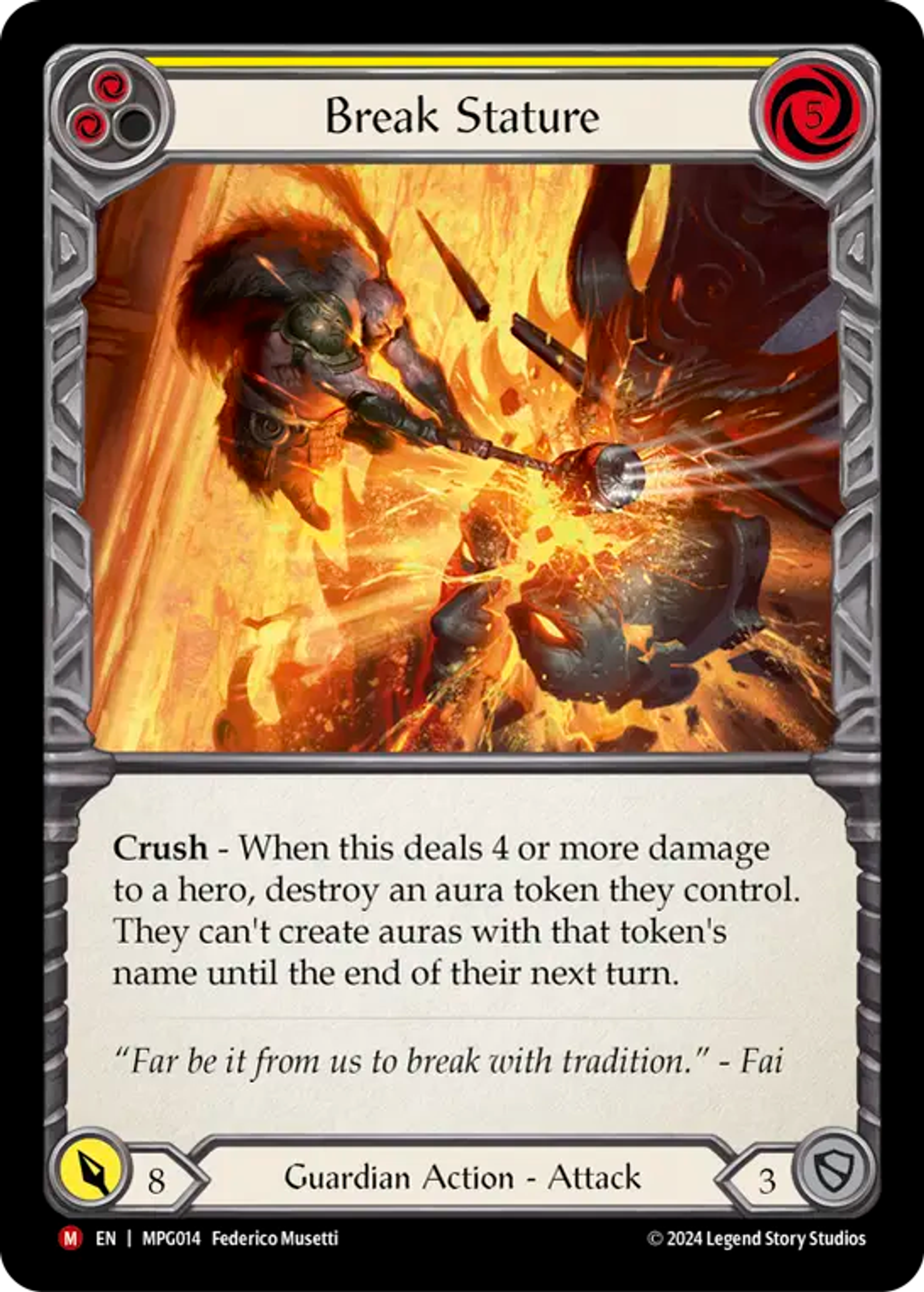 Break Stature — Mastery Pack Guardian — Flesh and Blood