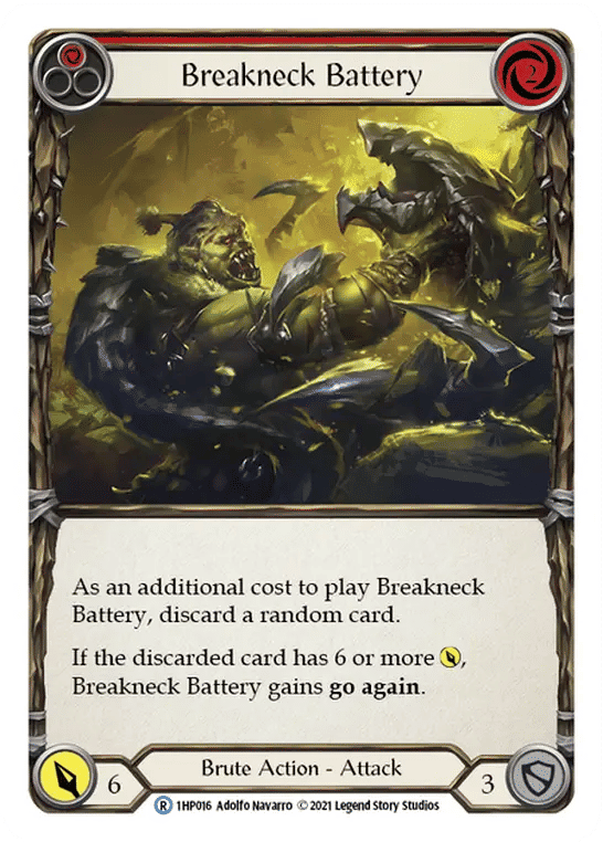 Breakneck Battery (Red) — History Pack 1 — Flesh and Blood