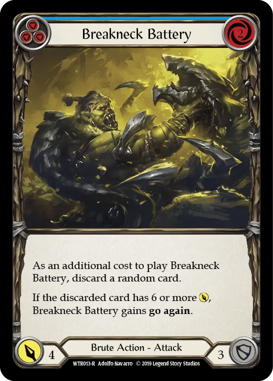 Breakneck Battery (Blue) — Welcome to Rathe — Flesh and Blood