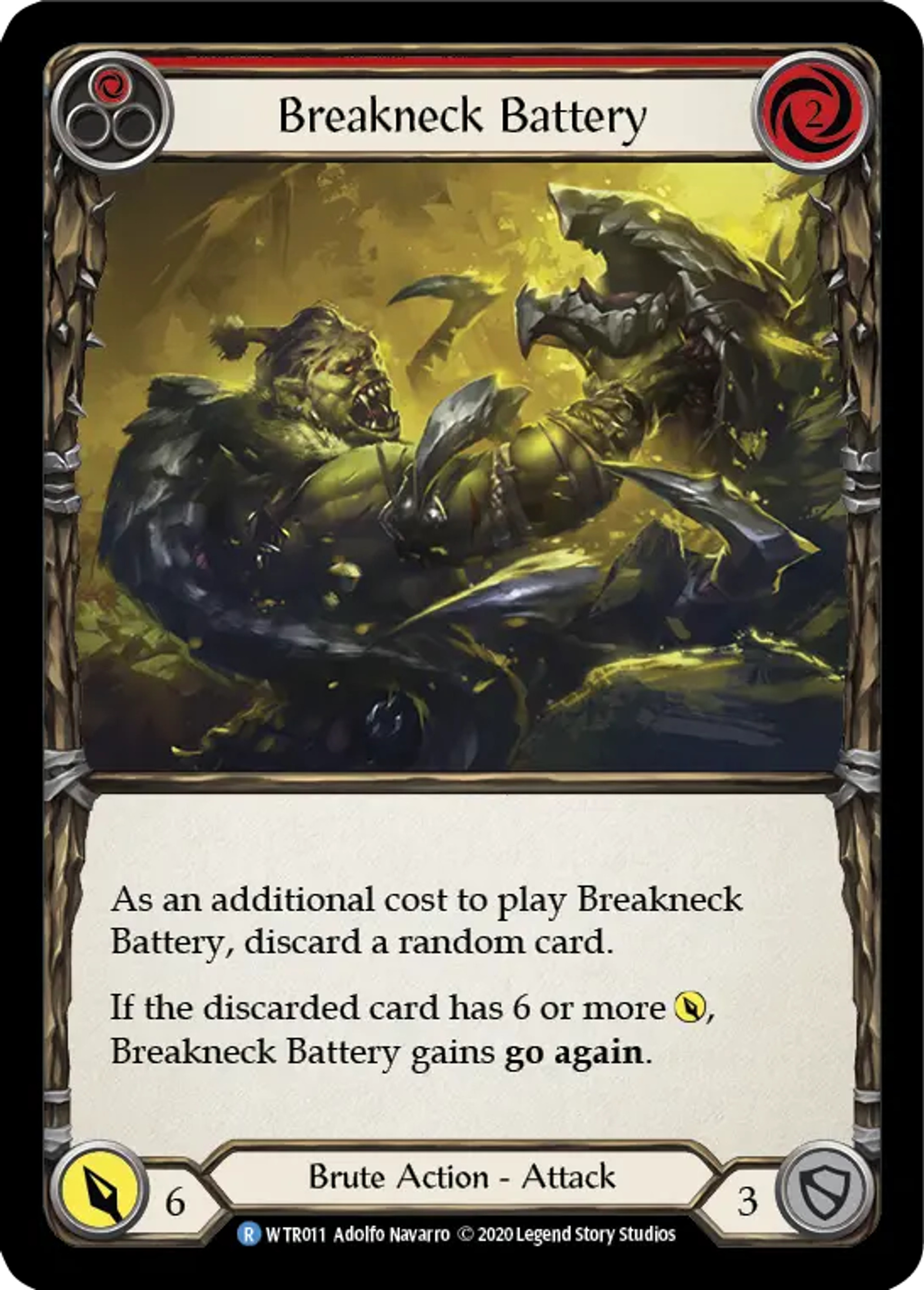 Breakneck Battery (Red) — Welcome to Rathe - Unlimited — Flesh and Blood