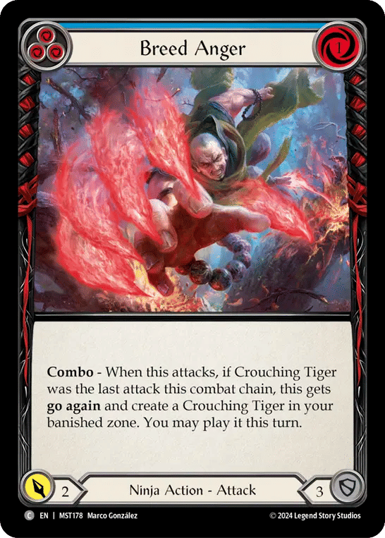 Breed Anger (Blue) — Part the Mistveil — Flesh and Blood